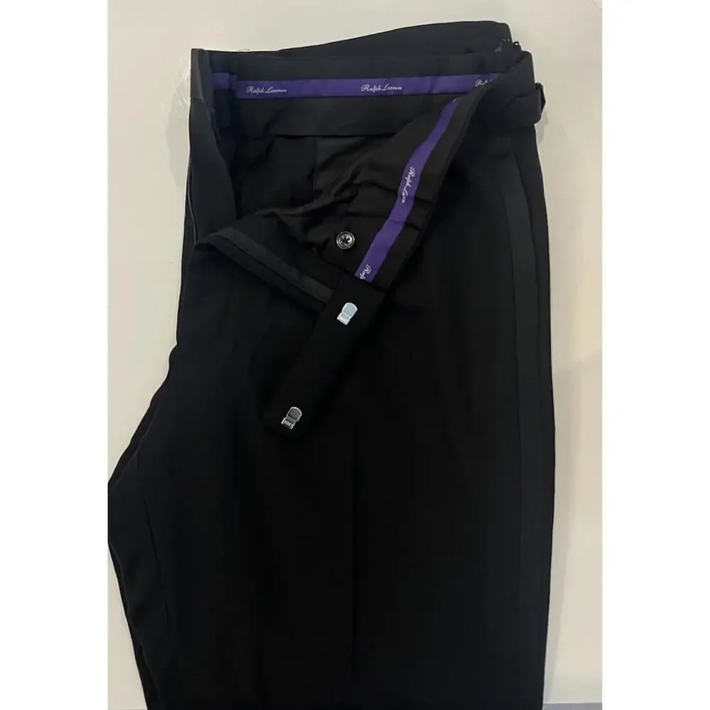 Ralph Lauren Purple Label Black Pants Size 46L - Picture 9 of 15